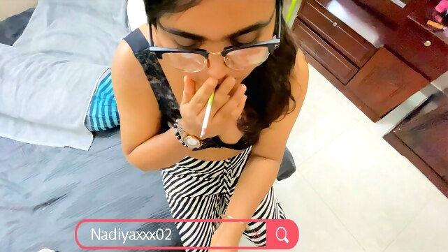 Devar and Bhabhi smoked cigarettes and had sex xxx blonde video